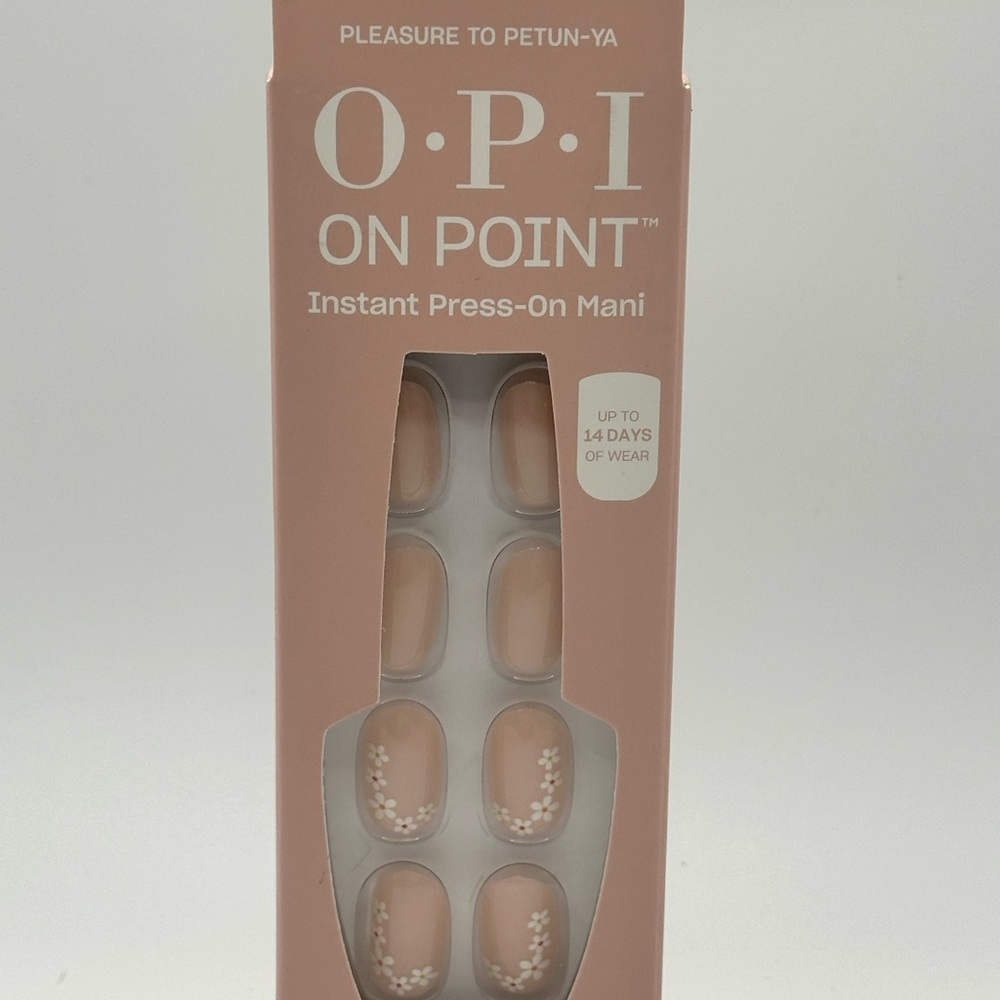 OPI On Point Press-On Nails Kit-Pleasure to Petunya